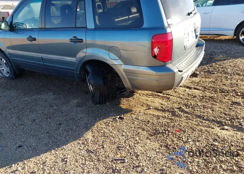 2005 Honda Pilot Ex-L из США, поврежденный, VIN 2HKYF18605H527403